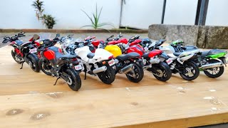 Kawasaki Ninja Zx-10r, Suzuki Hayabusa, Ducati Multistrada | Model Bikes Collection
