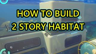 Subnautica 2 How to Build 2 Story Base. How to Connect 2 Floors. How to Use Ladder to Build. screenshot 3