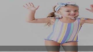 RuffleButts® Baby/Toddler Girls Ruffle Strap One Piece Swimsuit w/UPF 50+ Sun Protection