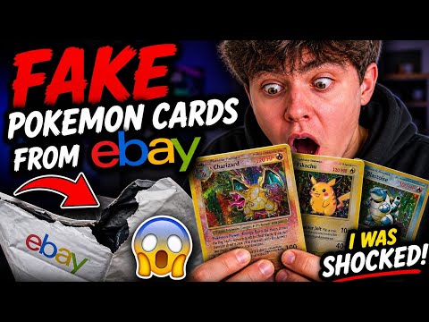 I got sent FAKE Pokmon cards from eBay! - YouTube