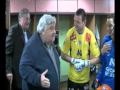 MHSC - OM (Nicollin annonce les primes) Joie Vestiaires MHSC