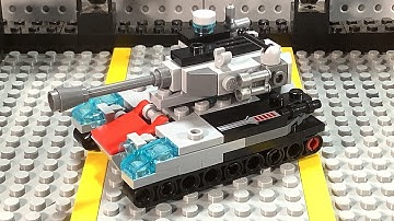 “Lego” Qman Combat Zones Series: Armored Heavy Tank 2in1 speedbuild