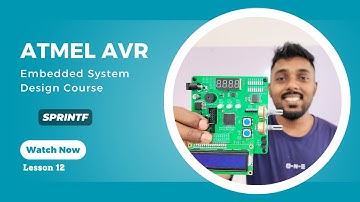 Atmel AVR - Sprintf | Lesson 12| Sinhala