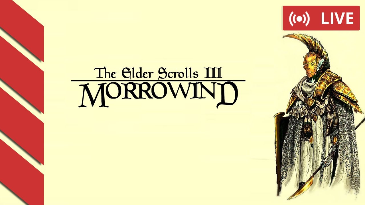 [LIVE] It's 2002 Again - Morrowind Let's Play | OpenMW + I Heart Vanilla: Director's Cut