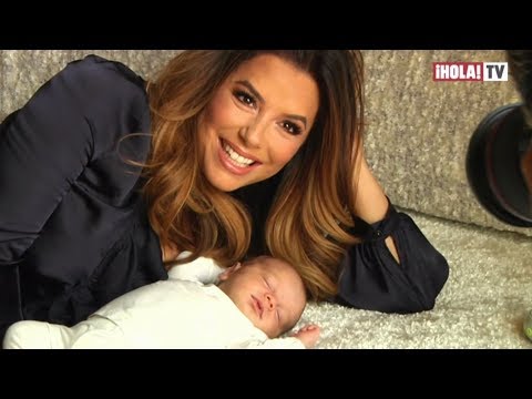 Eva Longoria presenta la carita de su hijo Santiago Enrique por primera vez | ¡HOLA! TV