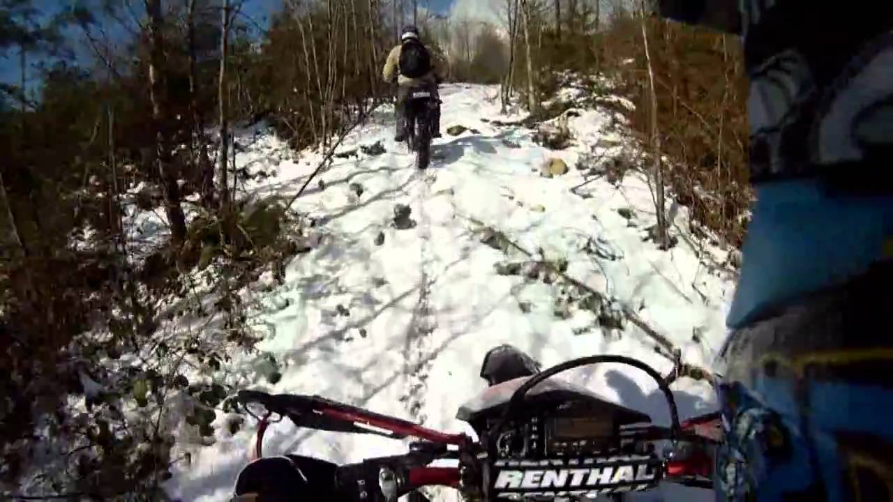 DRZ winter ride
