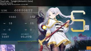 Osu! Passcode -Tonight - Akitoshi's Extra + HR - 461 pp