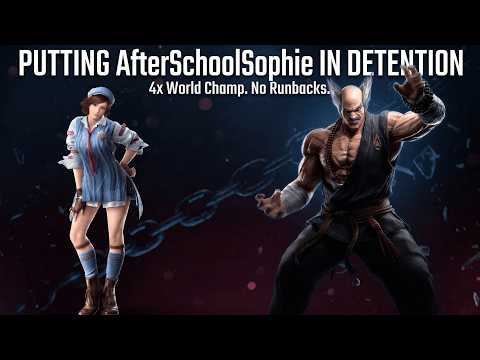Putting AfterSchoolSophie in Detention - Tekken 8 Ranked 1 and Dones