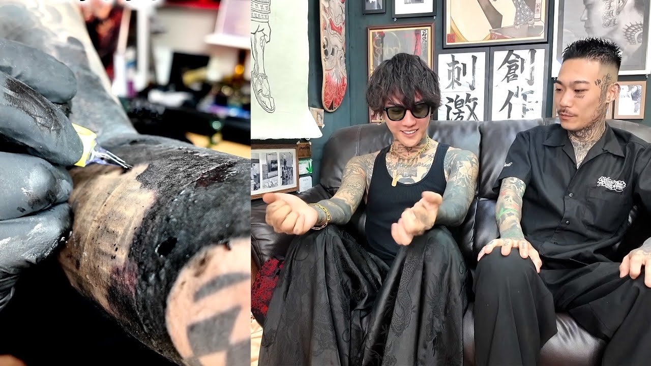 Tattooed Sukajan jackets made by tattoo artists! A spring