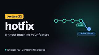 Information Git Hotfix Workflow: Feature Branch, Urgent Fix and Fast-Forward Merge | Git Course L22 Guide