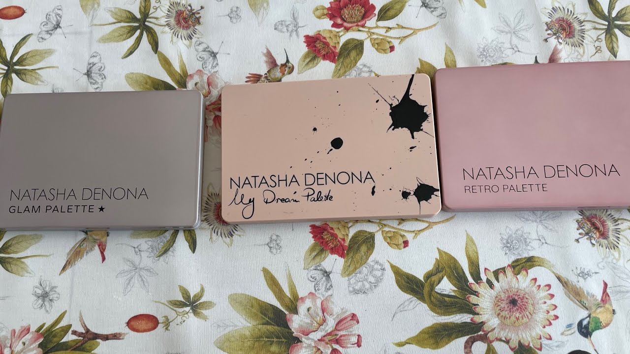 NATASHA DENONA | My Dream Eyeshadow Palette comparison with retro and glam palette - swatches