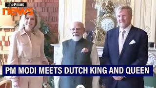 PM Modi meets King Willem-Alexander and Queen Máxima of the Netherlands