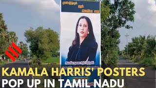 US Vice President candidate Kamala Harris' posters pop up in Tamil Nadu, India