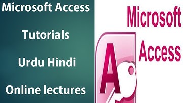Ms Access Tutorials Urdu Hindi Part,5-6 Create Form and Formating of form