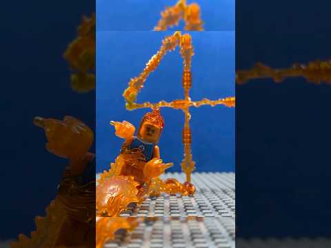 How To Build A LEGO Flame On Johnny Storm
