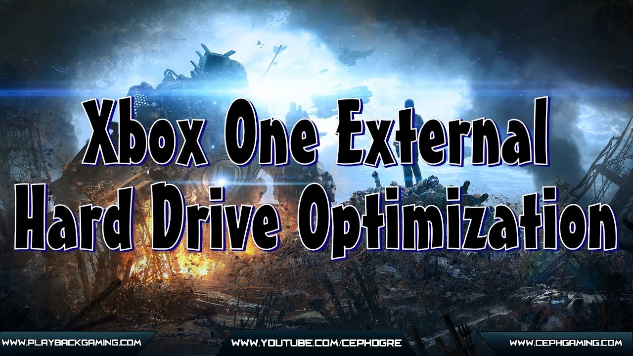 Xbox One External Hard Drive Optimization YouTube