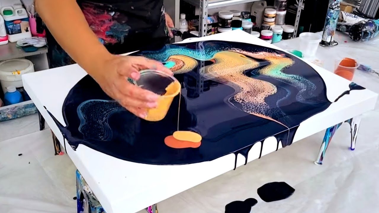 Need A Laugh? My Husband Does My Voice Over - Abstract Fluid Acrylic ...