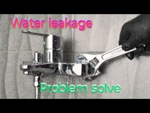 How to fix water leakage shower mixer water leakage ! - YouTube