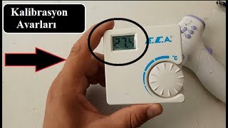 Kablosuz Oda Termostatının Kalibrasyon Ayarları Nasıl Yapılır - Eca Ert 176 Rf