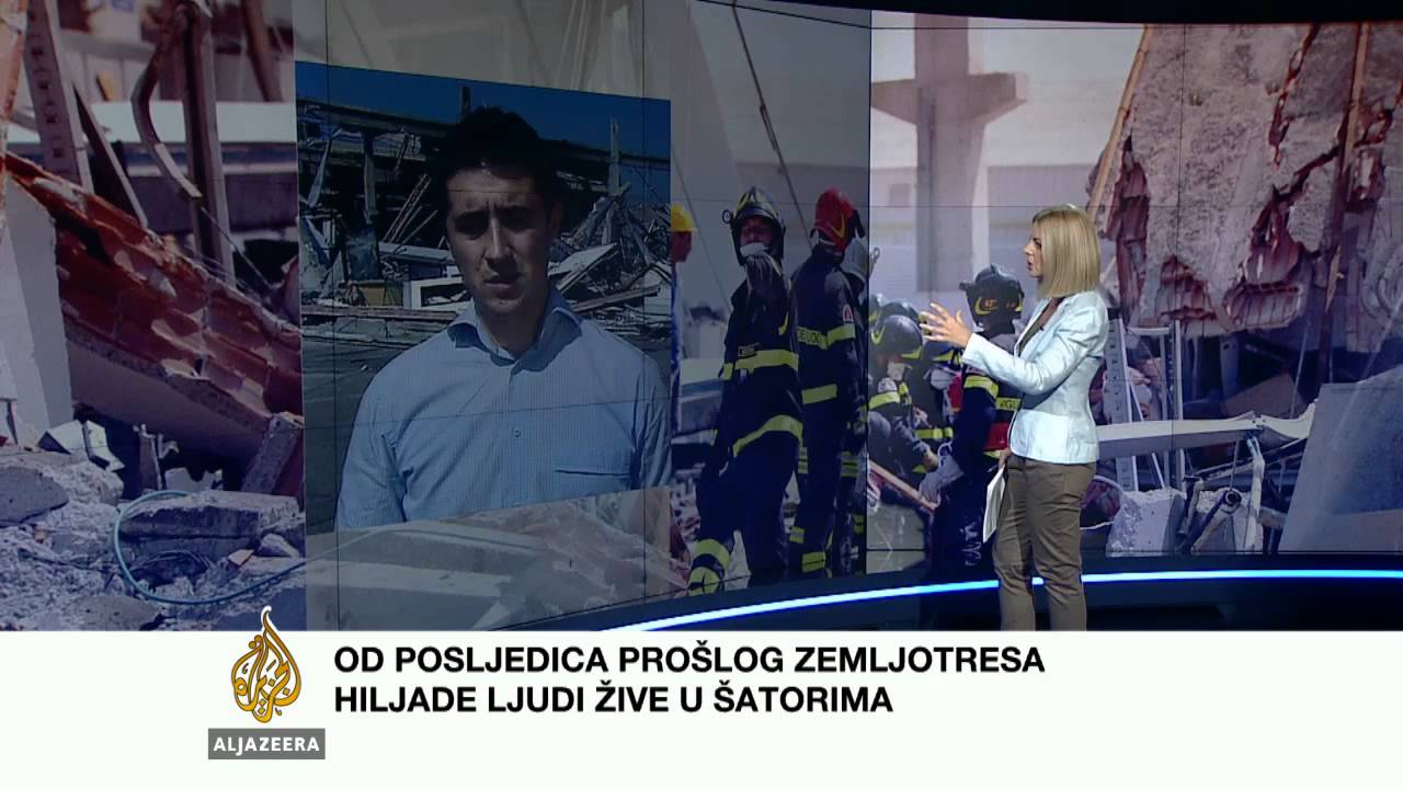 أندريه بيروشا يتحدث عن الزلزال الجديد في إيطاليا - قناة الجزيرة البلقان