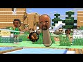 Wii Sports Bowling but it's Minecraft