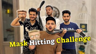 Hilarious Mask Hitting Challenge