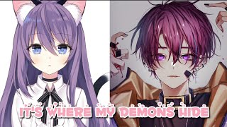 Nightcore - Demons - Switching Vocals (Lyrics)