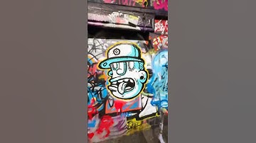 Step By Step POV Graffiti Character Painting  Process 🗿🖌️ • #graffiti #spraypaint #painting #diy