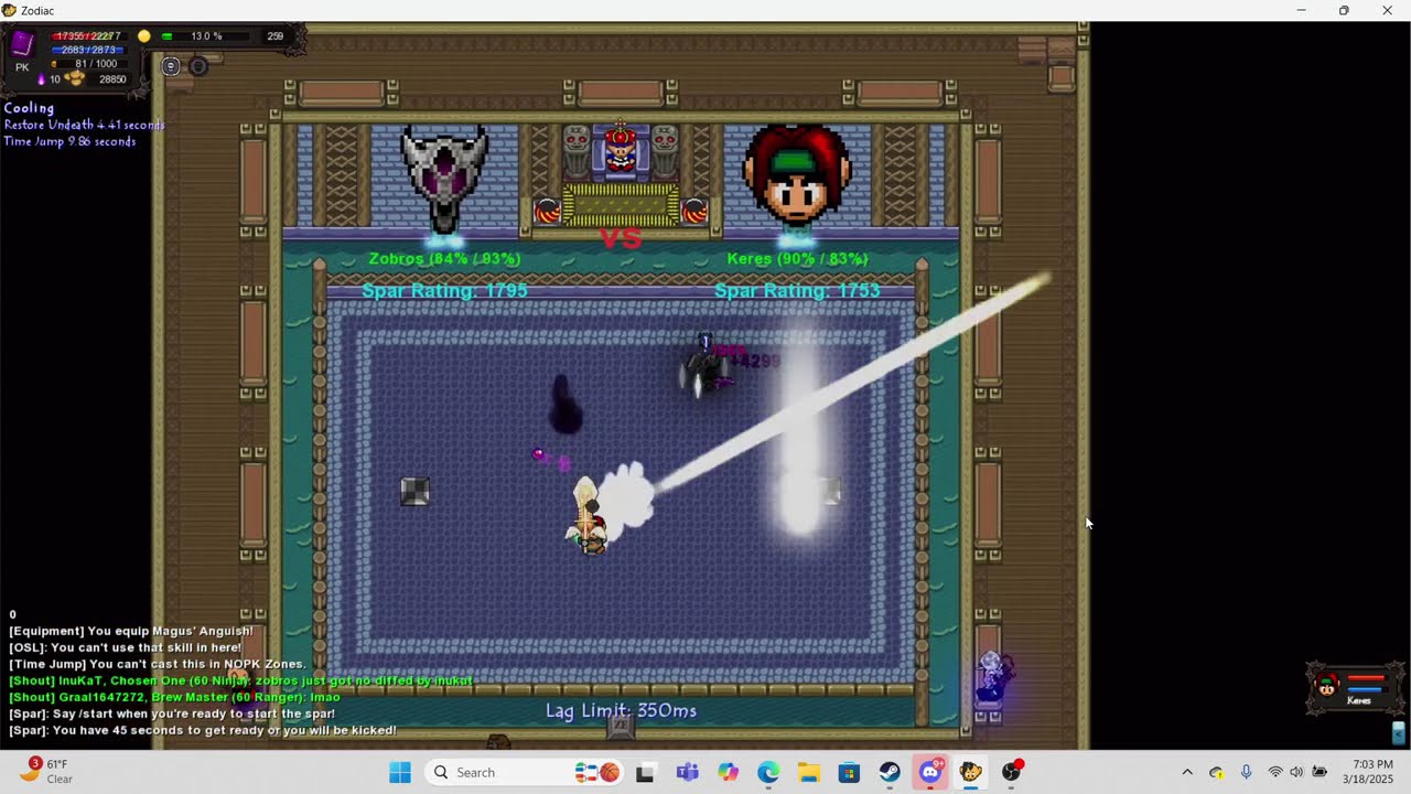 GRAAL ZODIAC Zobros V Keres SPAR (RAGEQUIT?!?!)