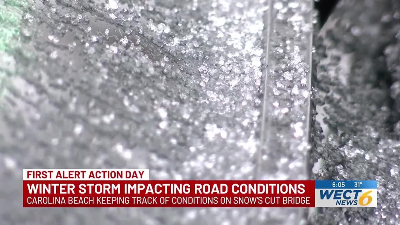 Winter storm impacting road conditions - YouTube