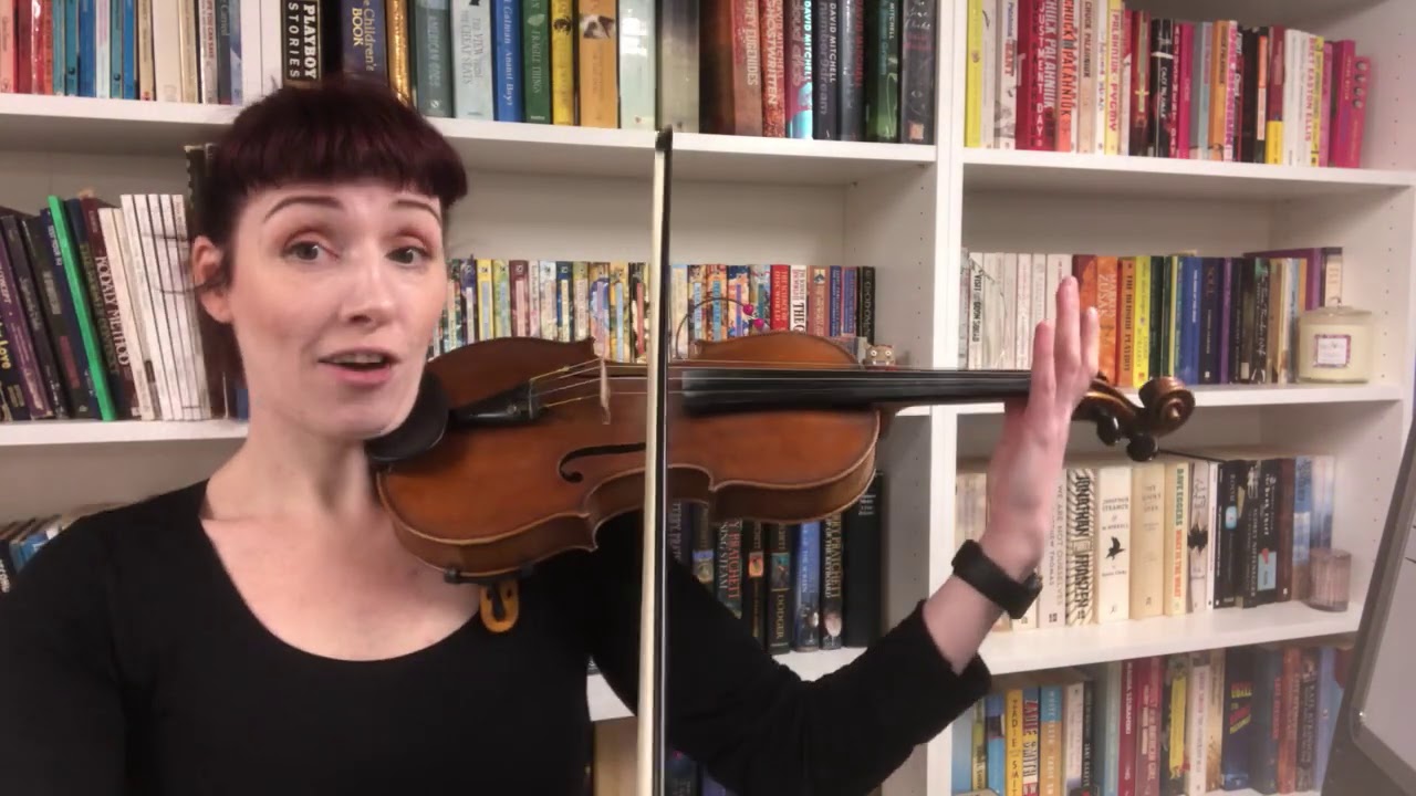 Suzuki Violin (Barber Solos for young Violinists) no.2 English Folk Song introducing note-reading