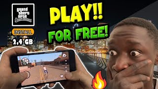 How to Download GTA SAN ANDREAS  ✅Get Free GTA SA for MOBILE 2021 [iOS/Android] 📱 screenshot 4