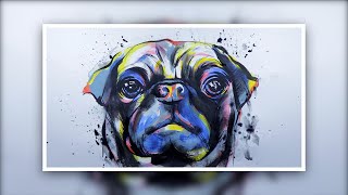 How To Paint A PUG YouTube