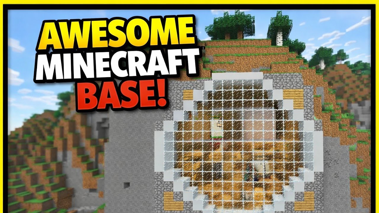 Built an Amazing Mountain Base in Minecraft | Easy Mountain House Build ...