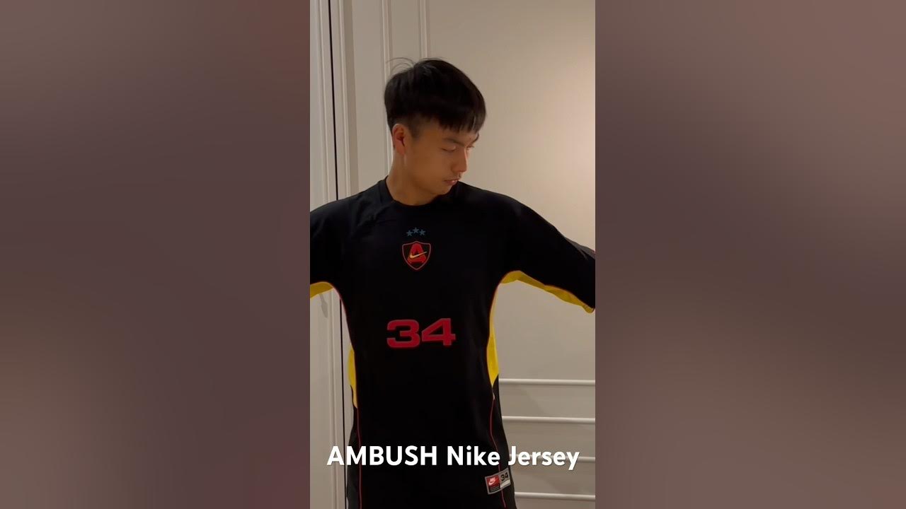 Nike x #AMBUSH Jersey Top Reimagine the classic football jersey through the  AMBUSH lens. This one dons a co-branded crest, referential…