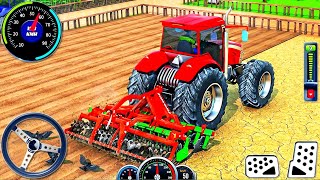실제 트랙터 농업 운전 시뮬레이터 밀 수확기 운송 워크스루 안드로이드 게임플레이 screenshot 3