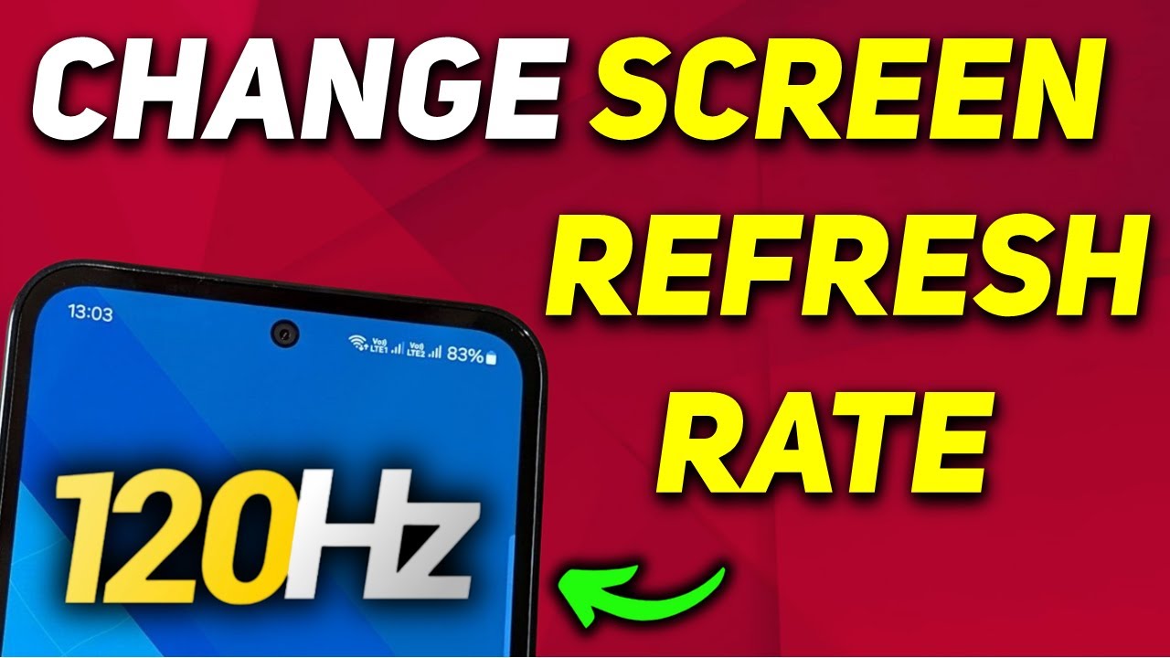 How to Change Screen Refresh Rate in Samsung Galaxy M35 | Change 60Hz ...