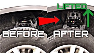 Lifted Up Any Car For $5 | Volkswagen | The Easiest Lift Kit Installation | VW Tiguan Suspension DIY