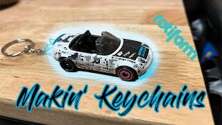 Makin' keychains out of Hot Wheels