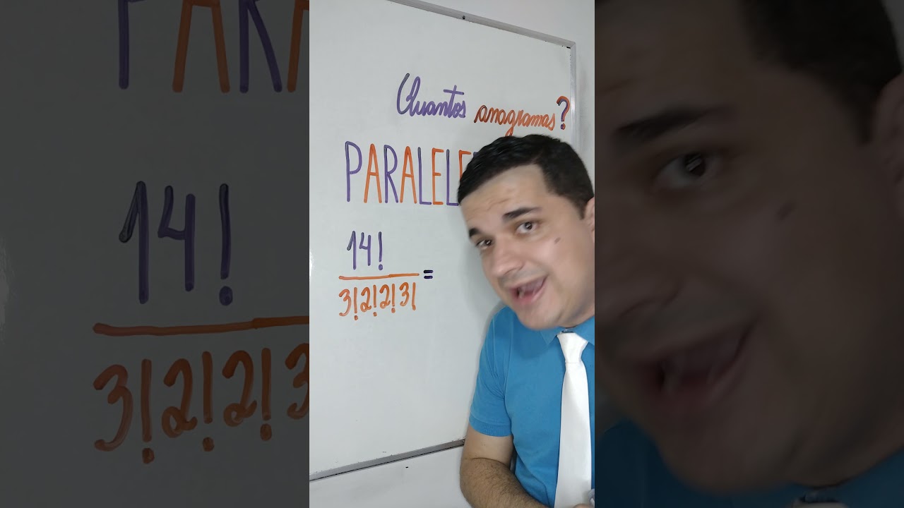 Quantos anagramas tem a palavra PARALELEPÍPEDO? Aprenda agora com o Mr ...