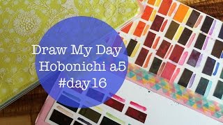 Draw My Day Hobonichi a5 #day16