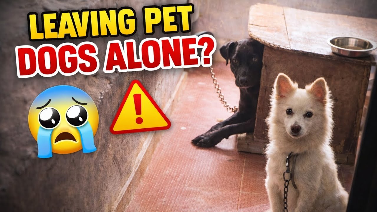Leaving Pet Dogs Alone at Home 😢 | Emotional Reality