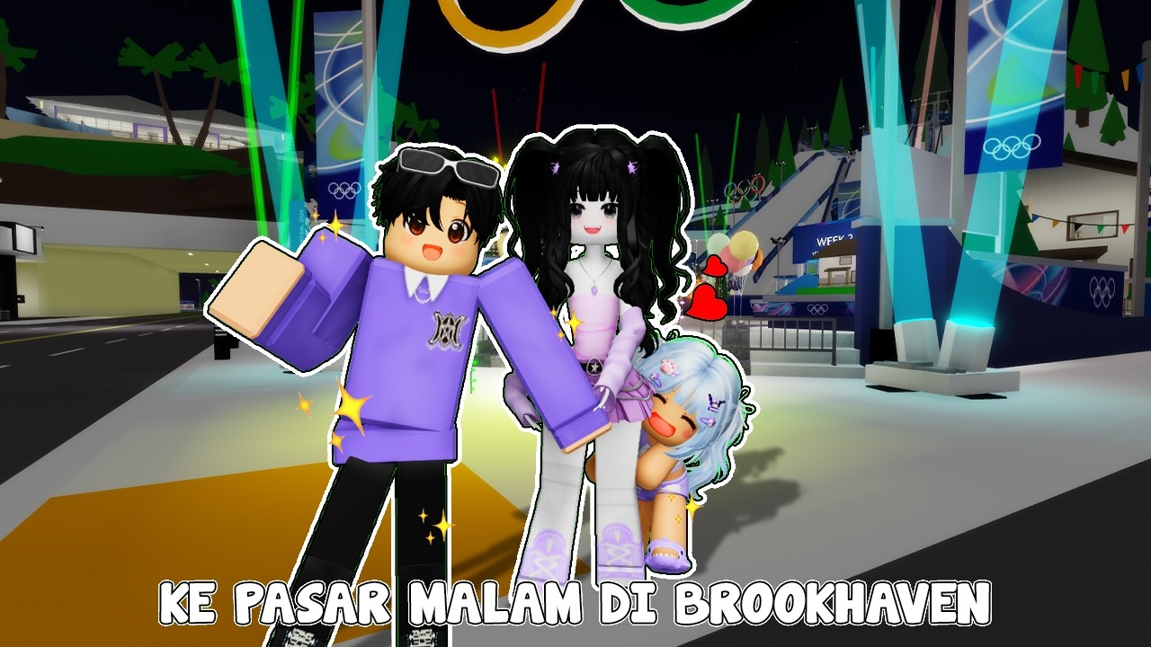 SEMALAMAN MAIN SKY DI PASAR MALAM | BROOKHAVEN🏡RP