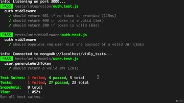 Node.js #189 - Testing the Authorization [By Mosh Hamedani]