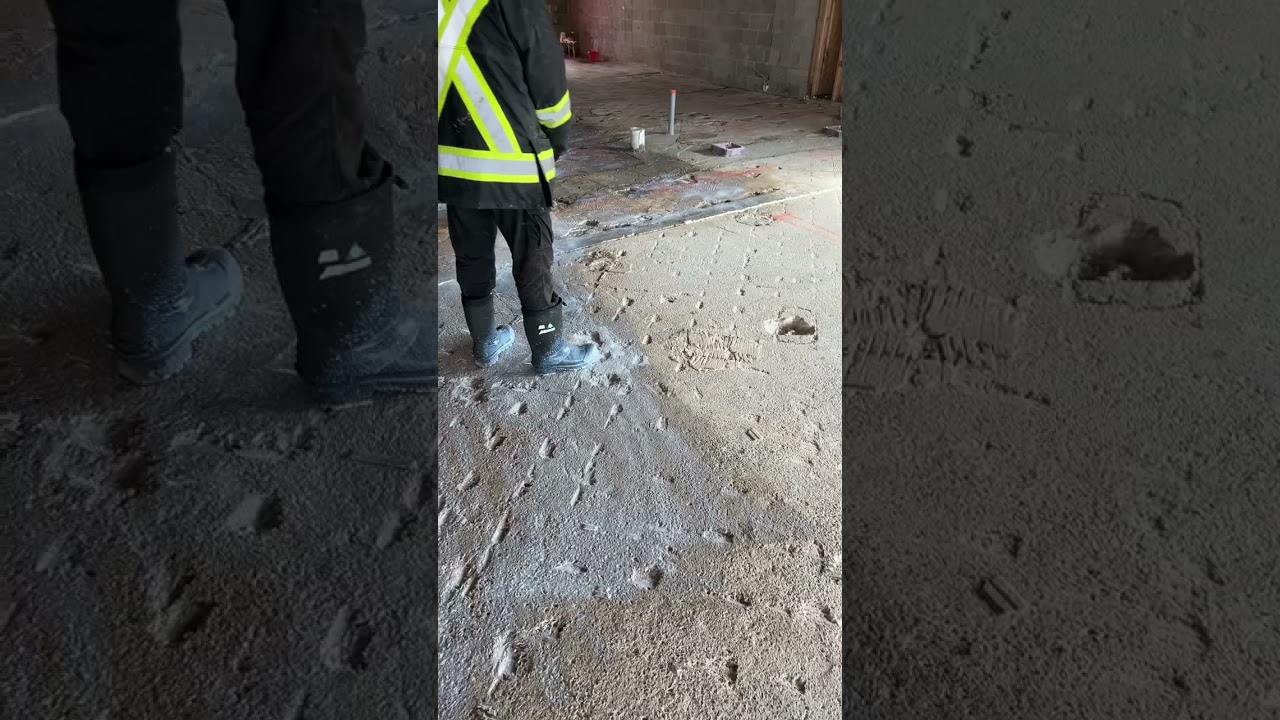 Showering The Floor