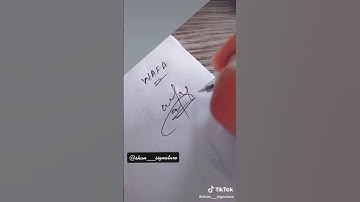 Wafa name signatures 🖋️