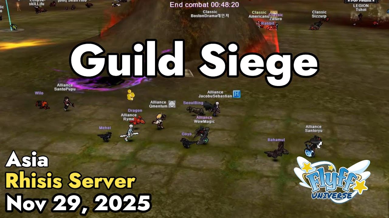 Guild Siege (Rhisis Server) November 29, 2025 | Flyff Universe