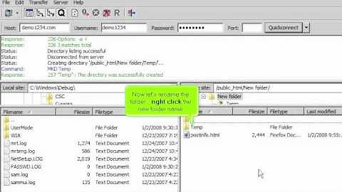 How to manage files & folders in FileZilla