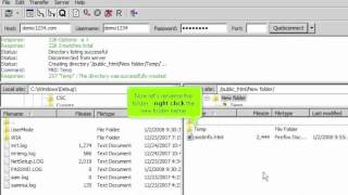 How to manage files & folders in FileZilla