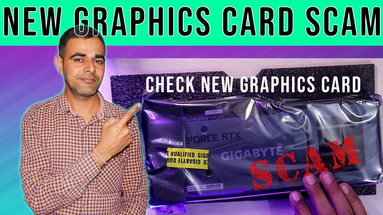 Exposed! Biggest PC Parts SCAMhow to check new graphics card is new or